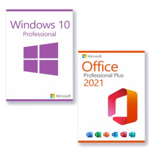 3 PC Windows 10 Professionnel + Office 2021 Professionnel Plus